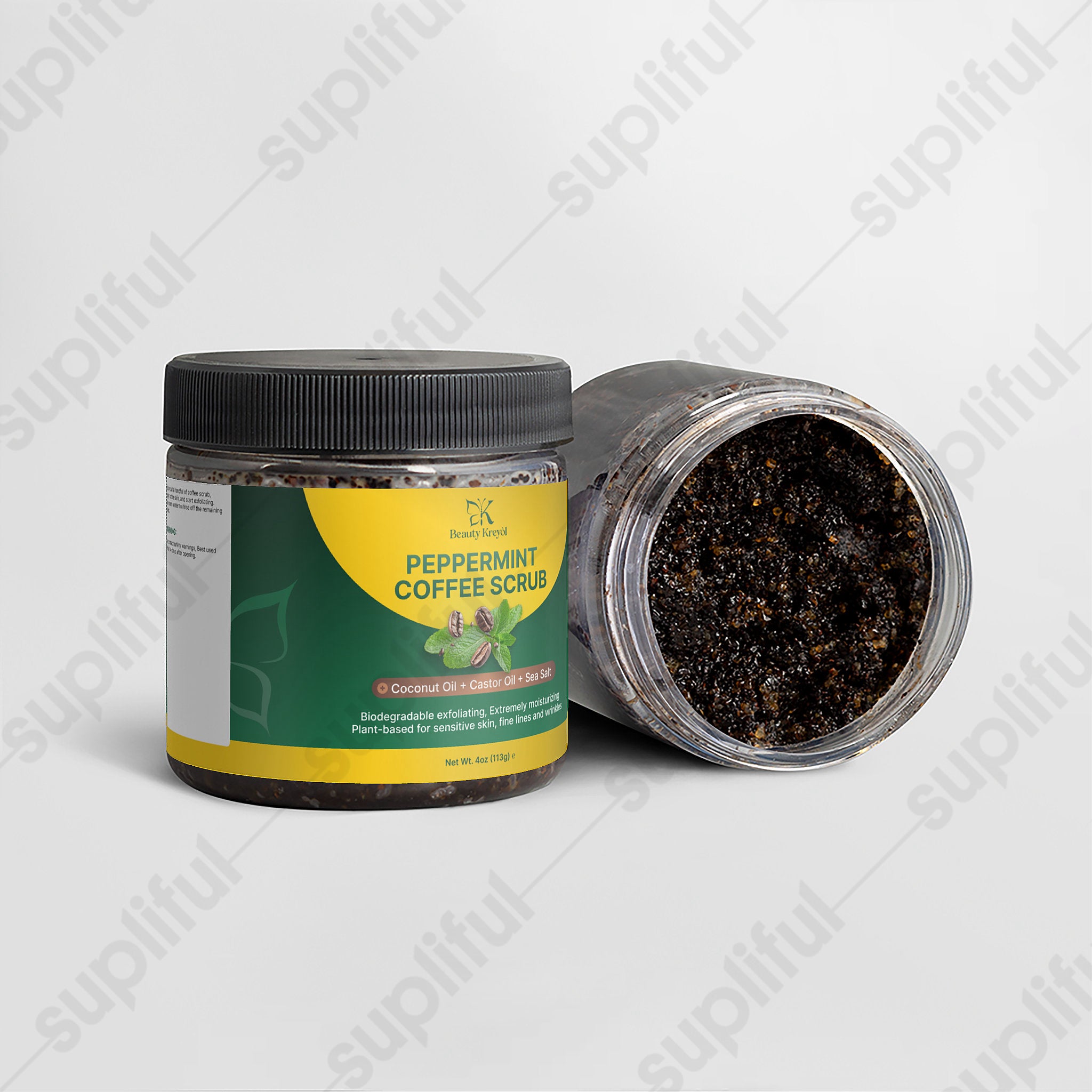 Peppermint Coffee Scrub