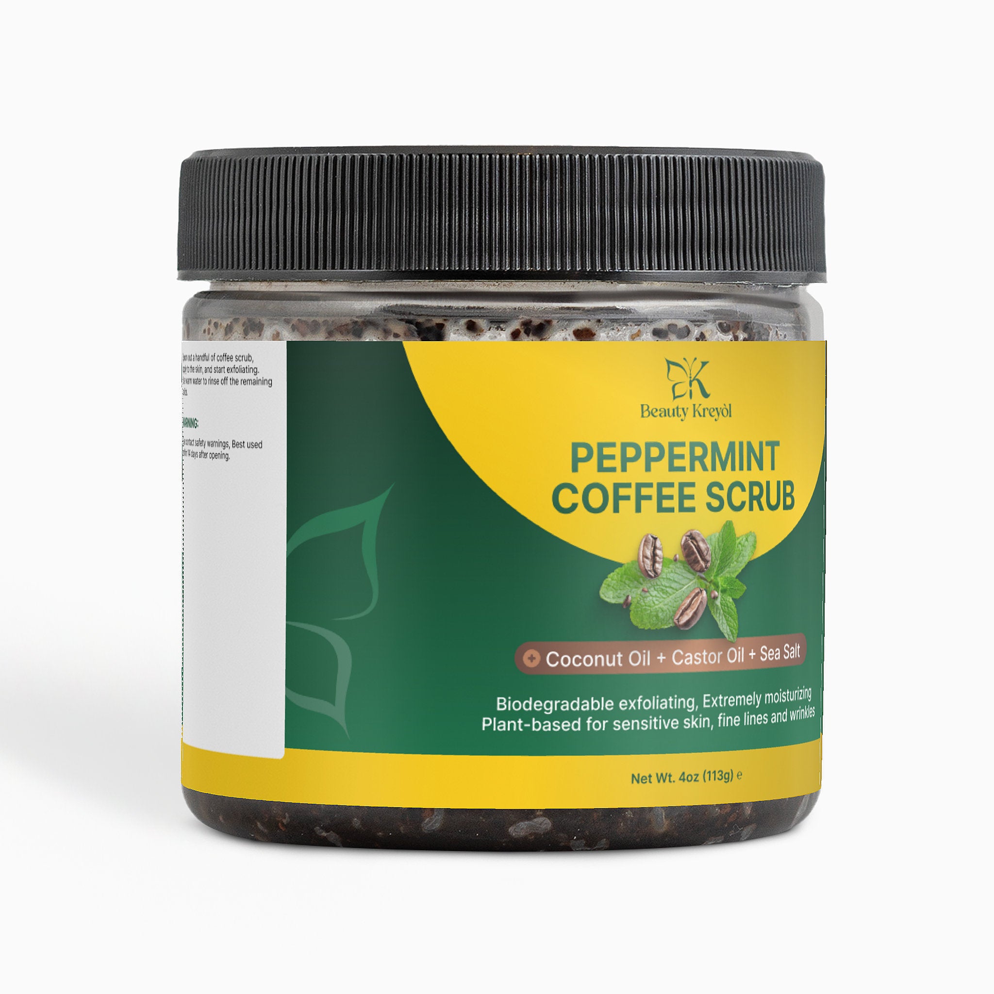 Peppermint Coffee Scrub